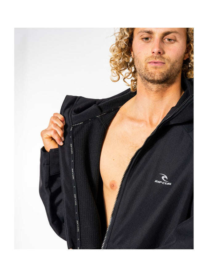 Poncho RIP CURL Anti-Series Hooded Poncho - czarny