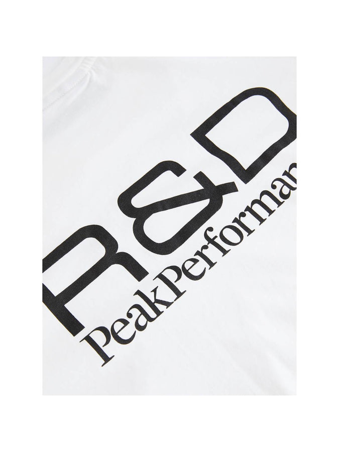 T-Shirt Peak Performance W R&D Print T-Shirt biały