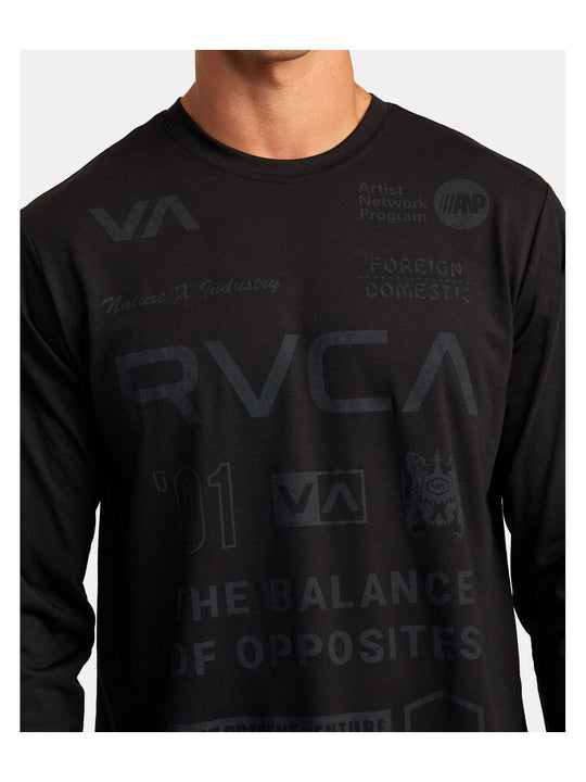 Koszulka RVCA All Brand Ls czarny