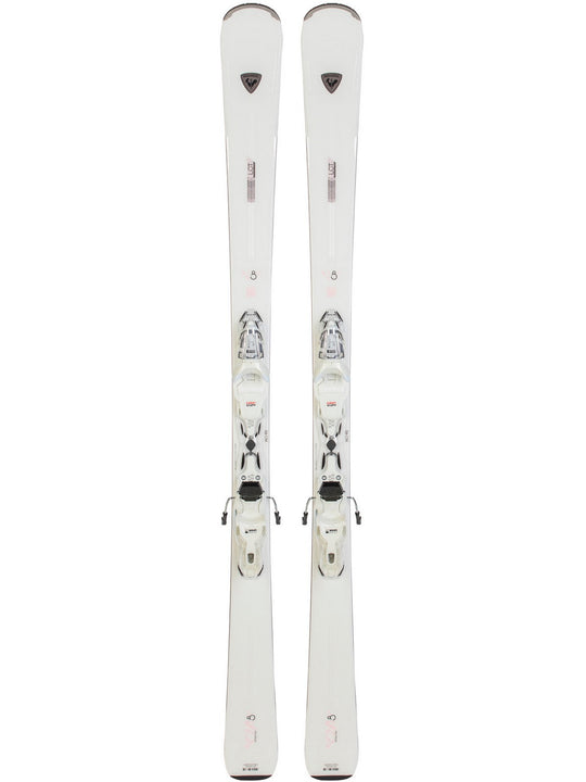 Narty ROSSIGNOL NOVA 8 Ca + wiązania LOOK Xpress W11 GW B83 white sparkle - Adventure Sports
