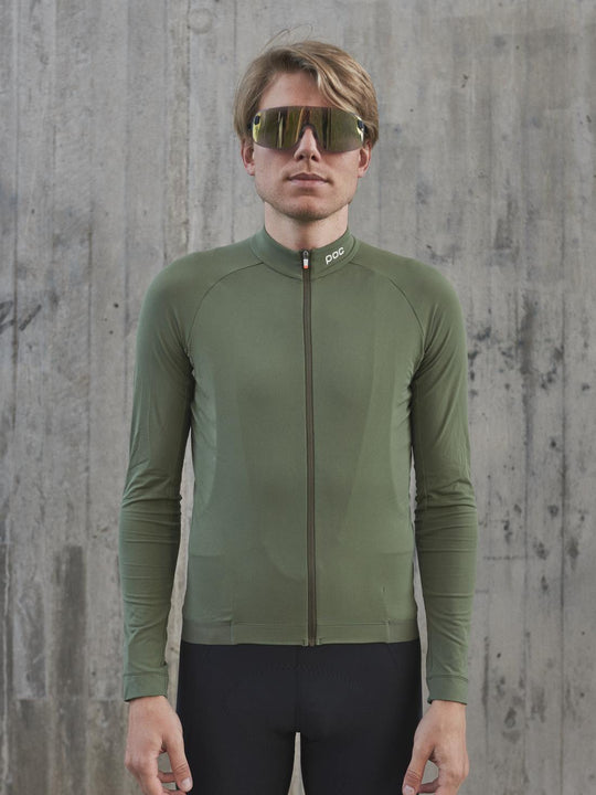 Koszulka rowerowa POC M&#39;S Ambient Thermal Jersey zielony
