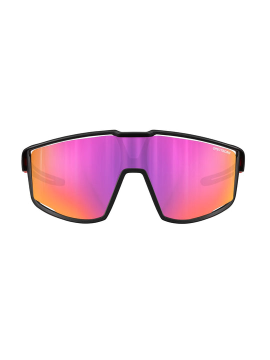 Okulary przeciwsłoneczne juniorskie Julbo Fury S -  czarny/różowy | Spectron cat 3Cf
