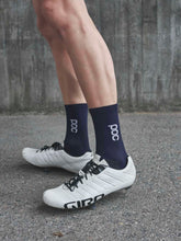 Skarpety rowerowe POC SOLEUS LITE Long Sock - niebieskie