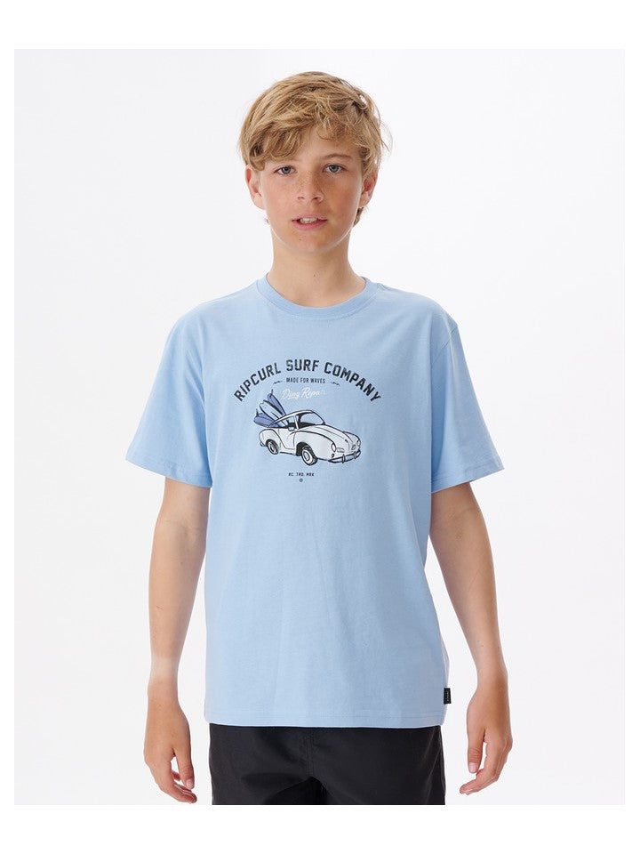 T-Shirt RIP CURL Search Trip Tee -Boy niebieski - Koszulka - Adventure Sports