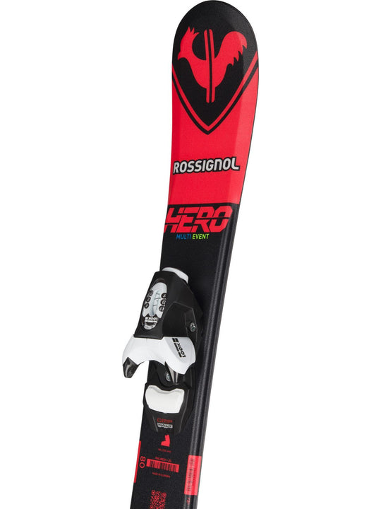 Narty dziecięce ROSSIGNOL HERO Pro Team + wiązania LOOK 4 Gw Black Bulk - Adventure Sports
