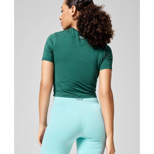 Koszulka CASALL Delight Short Wrap Tee zielony - Adventure Sports
