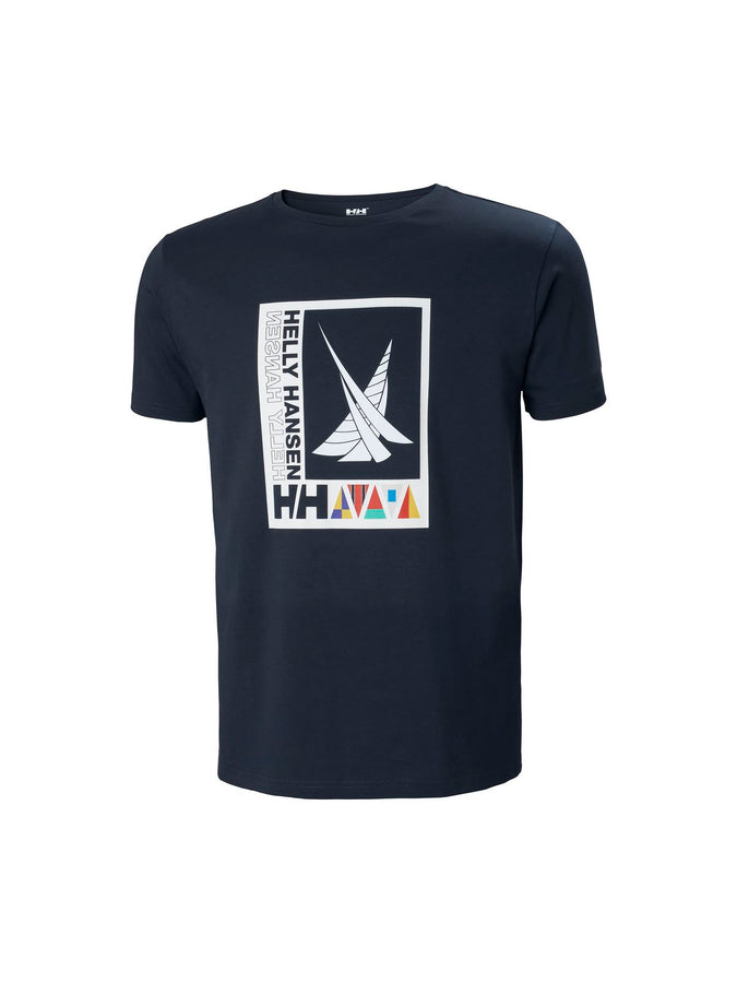 T-Shirt Helly Hansen Shoreline T-Shirt 2.0 granatowy