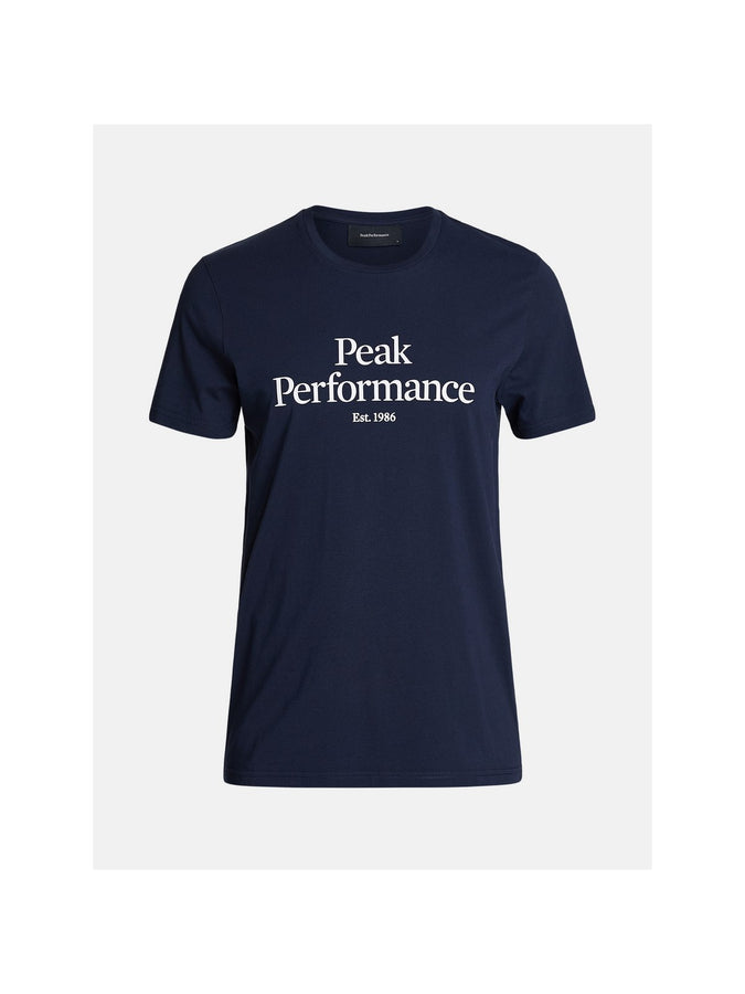 T Shirt Peak Performance M Original Tee - granatowy