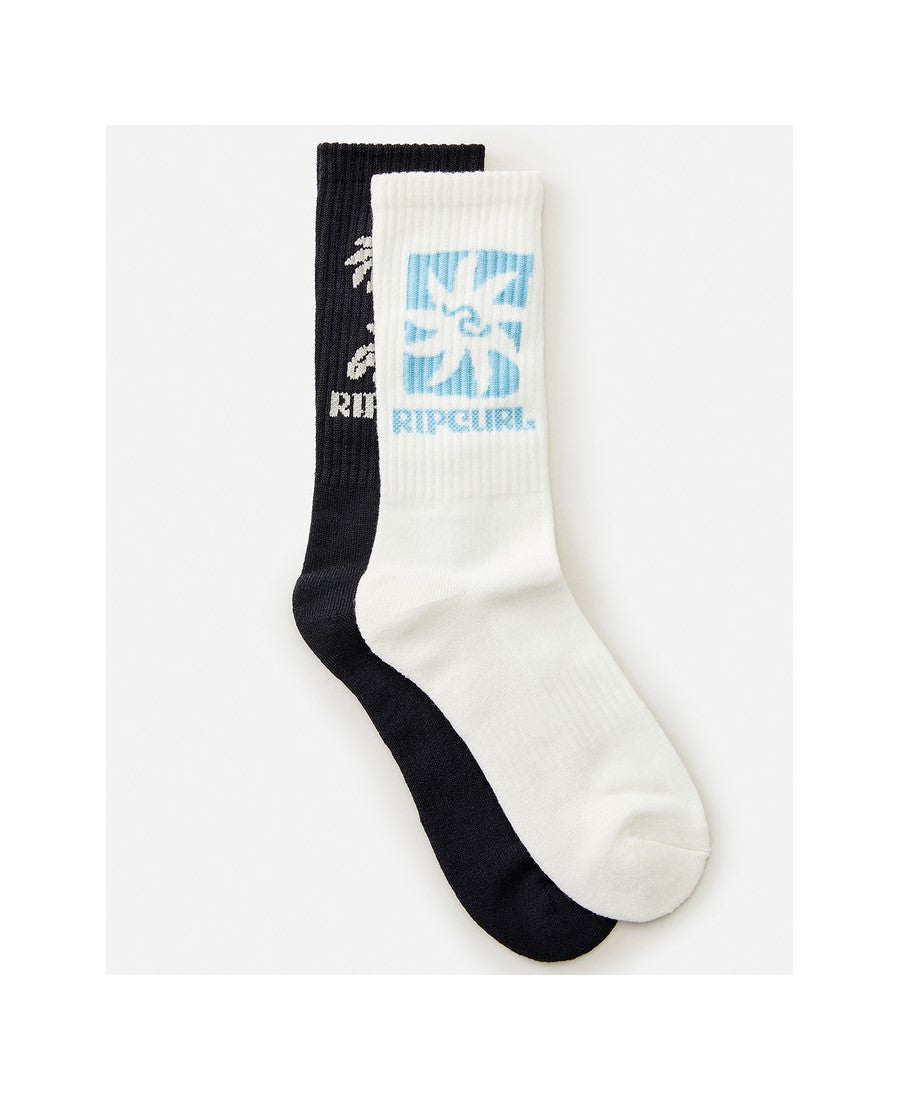 Skarpety RIP CURL Swc Art Eco Sock 2-Pk czarny