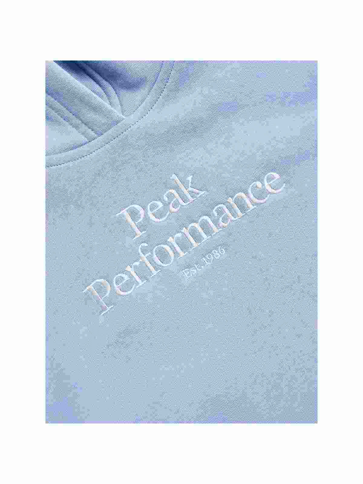 Bluza Peak Performance Jr Original Hood niebieski