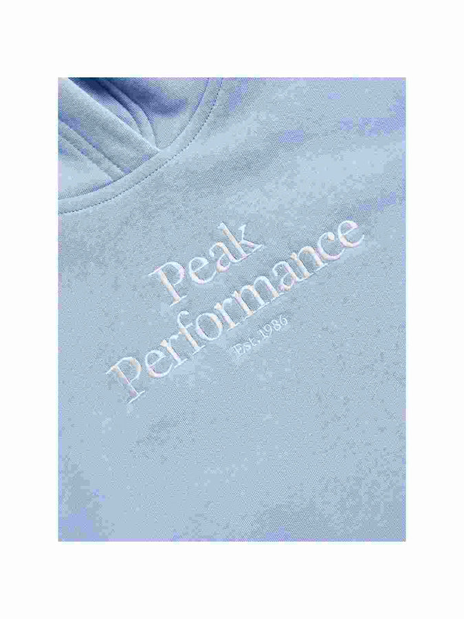 Bluza Peak Performance Jr Original Hood niebieski