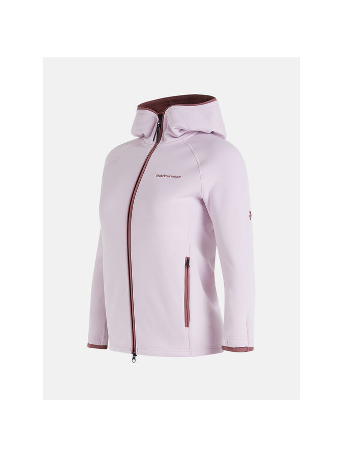 Bluza Peak Performance W Chill Zip Hood jasny róż