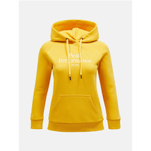 Bluza Peak Performance W Original Hood żółty - Adventure Sports
