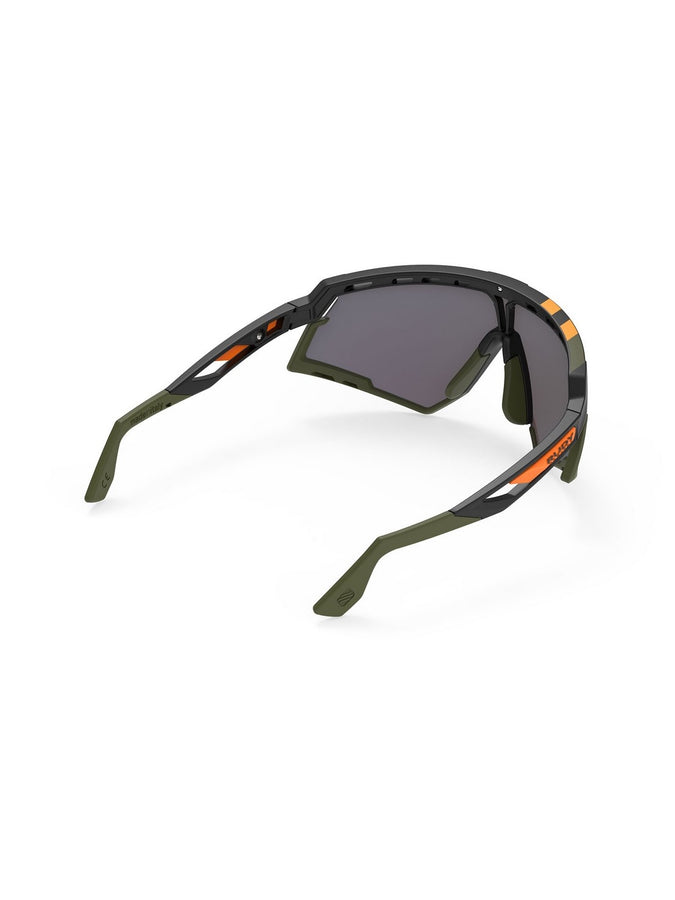 Okulary rowerowe RUDY PROJECT DEFENDER - czarny/zielony | Multilaser Orange Cat 3