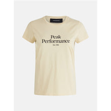 T-Shirt Peak Performance W Original Tee beżowy - Koszulka - Adventure Sports
