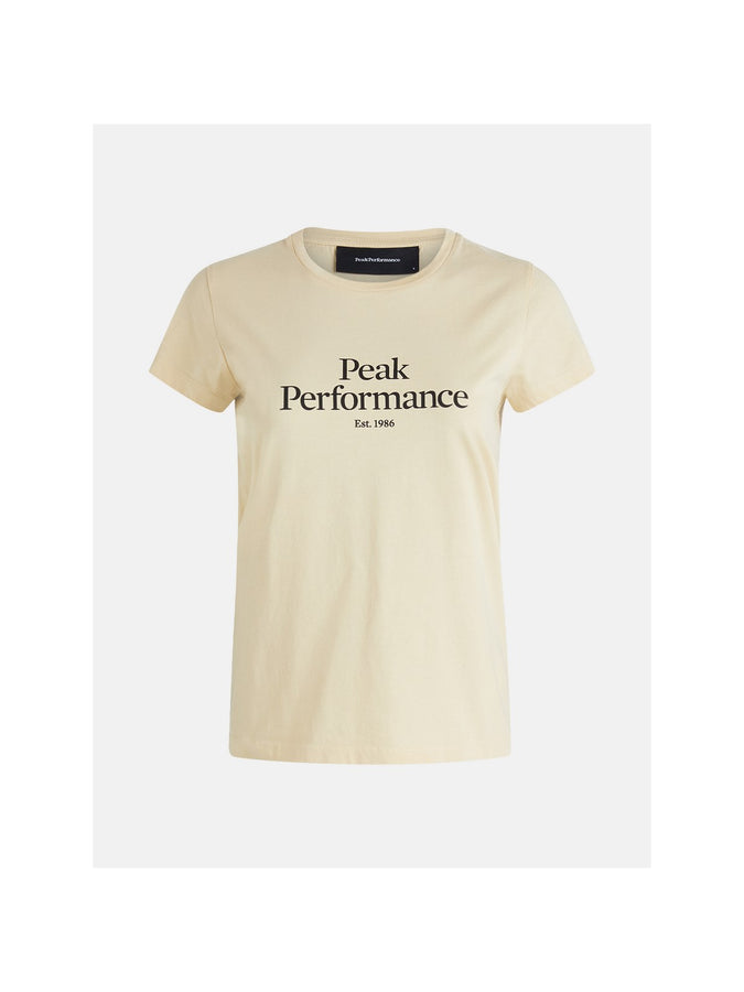 T-Shirt Peak Performance W Original Tee beżowy