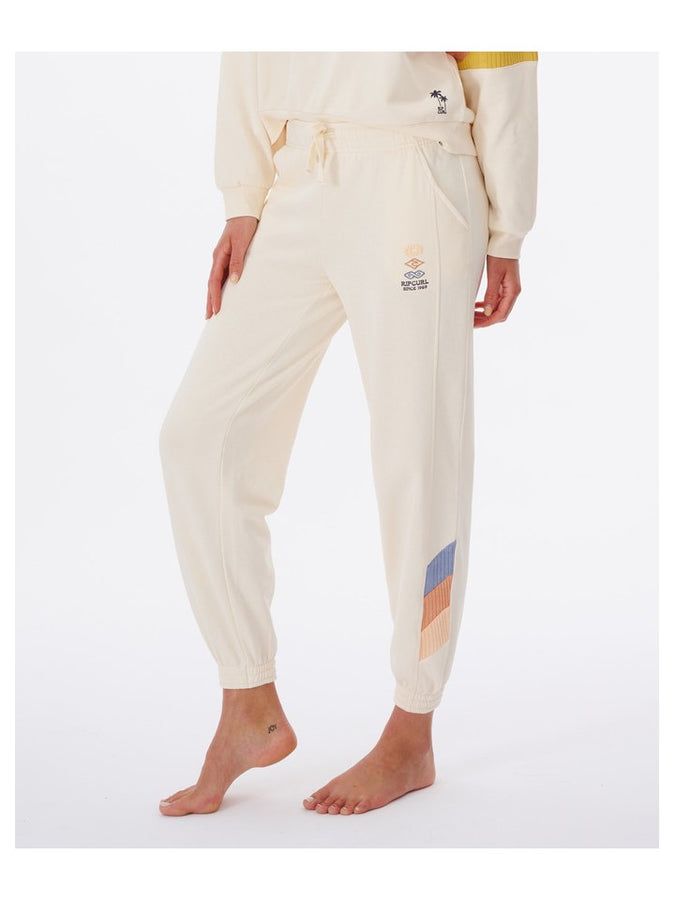 Spodnie RIP CURL Melting Waves Trackpant biały