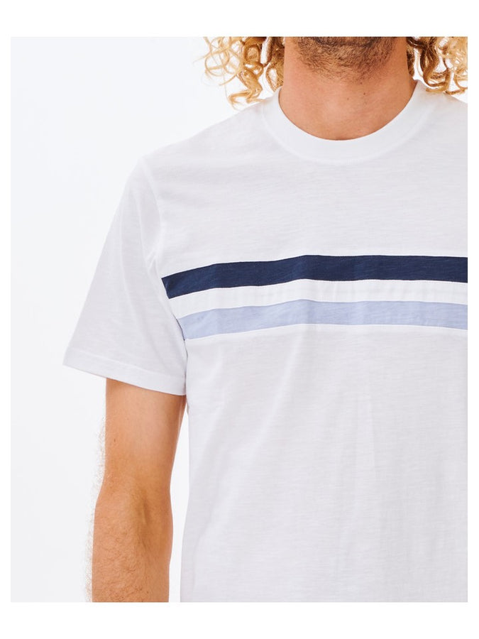 T-Shirt RIP CURL Surf Revival Stripe Tee biały