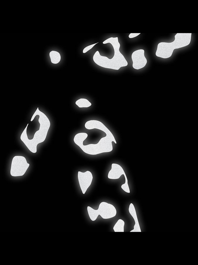 Naklejki odblaskowe BOOKMAN Reflective Leopard Print czarny