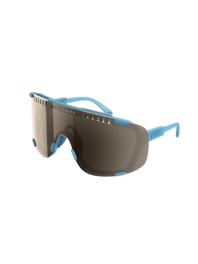 Okulary POC DEVOUR - niebieski | Clarity Trail Brown/Silver Mirror Cat 2
