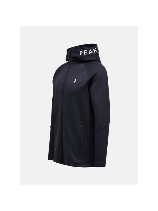 Bluza męska Peak Performance M Rider Zip Hood czarny - Adventure Sports
