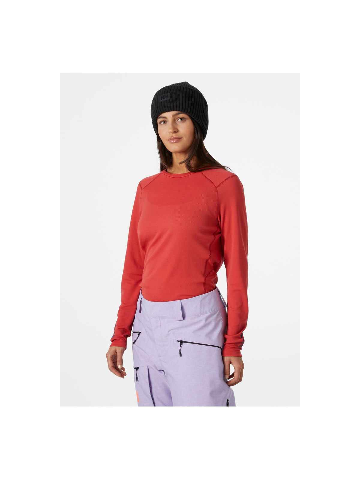 Koszulka termoaktywna Helly Hansen W Lifa Active Crew czerwony - Adventure Sports