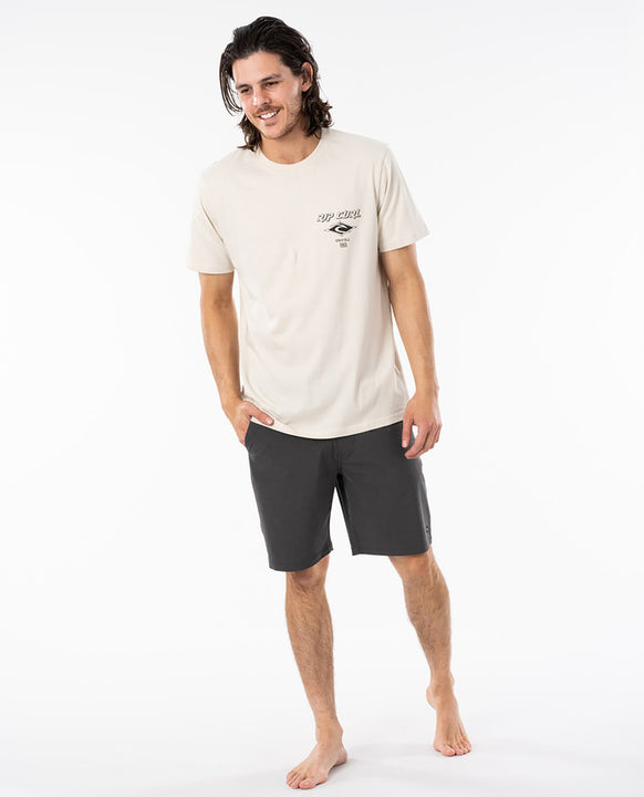 T-Shirt RIP CURL Fade Out Icon Tee różowy