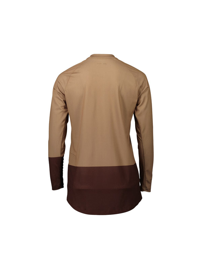 Koszulka rowerowa POC W's MTB Pure LS Jersey brązowy