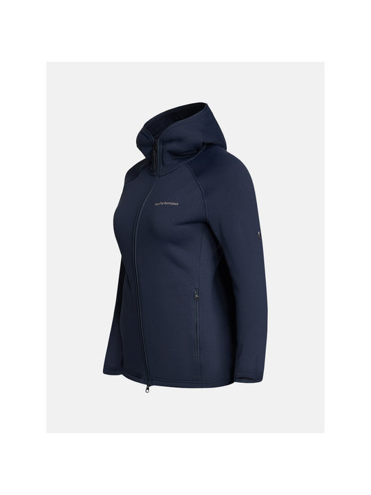 Bluza Peak Performance W Chill Zip Hood niebieski
