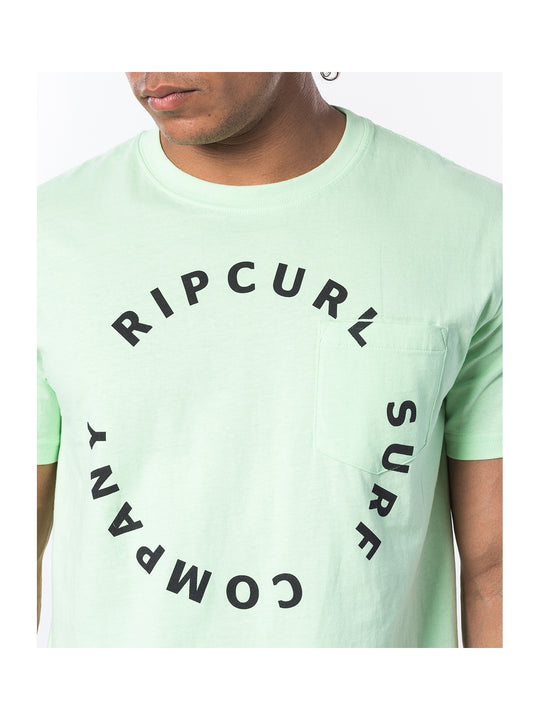 T-Shirt RIP CURL WOOP LOOP S/S TEE zielony - Koszulka - Adventure Sports
