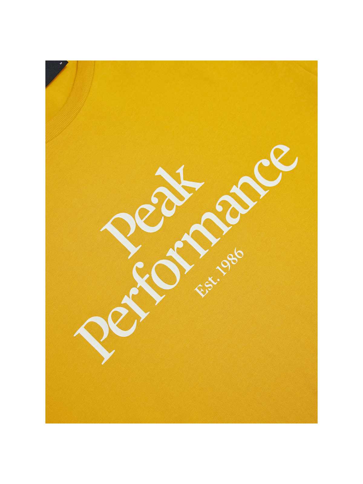 T-Shirt Peak Performance M Original Tee żółty