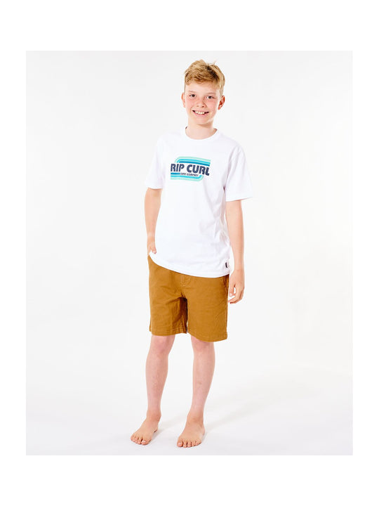 T-Shirt RIP CURL Surf Revival Yeh Mumma Tee - B - biały - Koszulka - Adventure Sports
