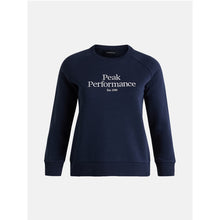 Bluza dresowa damska Peak Performance W Original Crew granatowy - Adventure Sports
