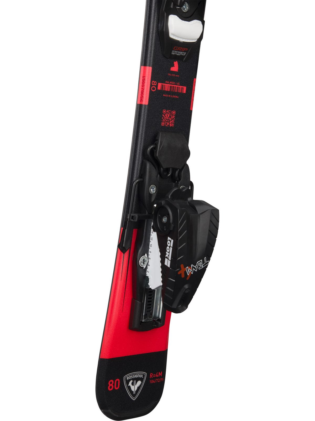Narty dziecięce ROSSIGNOL HERO Pro Team + wiązania LOOK 4 Gw Black Bulk - Adventure Sports