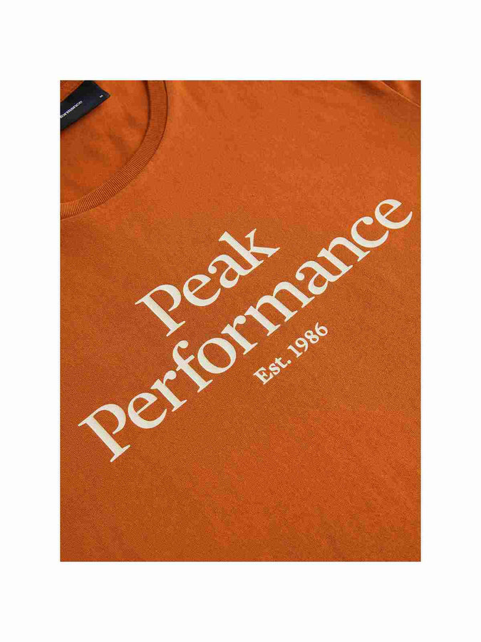 T-Shirt Peak Performance M Original Tee jasny brąz