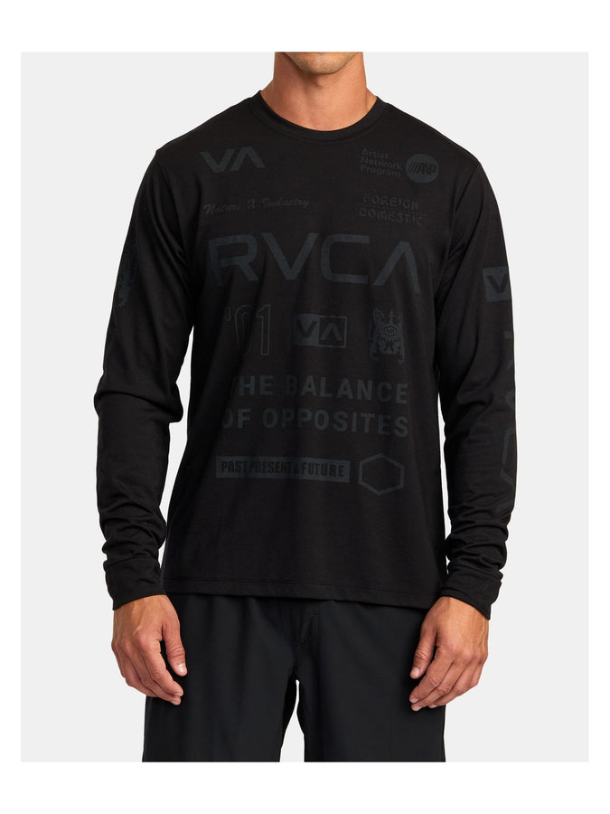 Koszulka RVCA All Brand Ls czarny