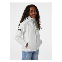 Kurtka dziecięca Helly Hansen Jr Crew Midlayer Jacket biały - Adventure Sports
