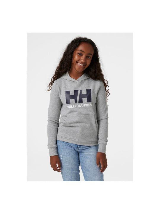 Bluza Helly Hansen Jr HH Logo Hoodie 2.0 szary