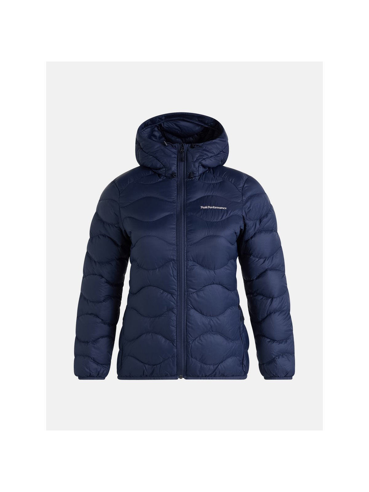 Kurtka puchowa Peak Performance W Helium Down Hood Jacket niebieski