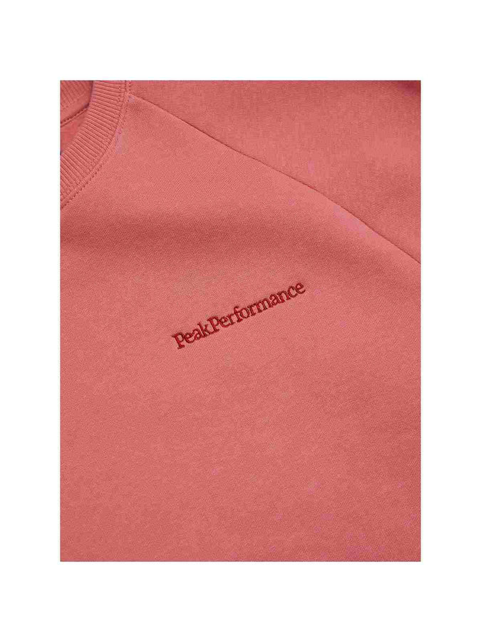 Bluza Peak Performance M Original Small Logo Crew różowy