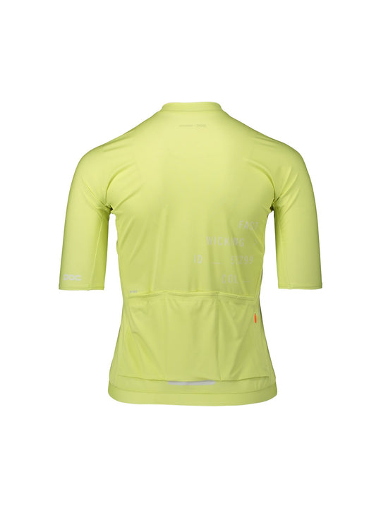 Koszulka rowerowa POC W&#39;s PRISTINE PRINT Jersey - żółty
