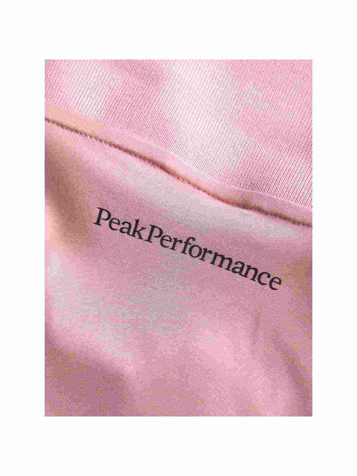 Koszulka polo Peak Performance W Illusion SS Polo - różowy