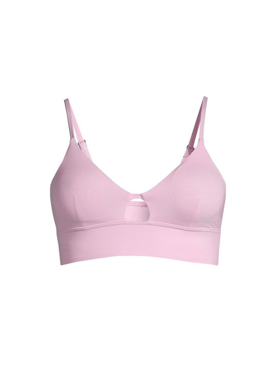 Top kąpielowy CASALL Triangle Cut-Out Bikini różowy - Adventure Sports
