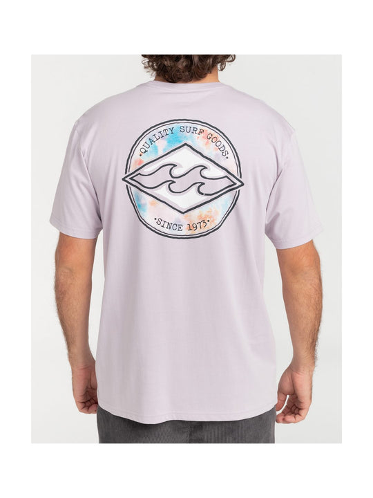 T-Shirt męski BILLABONG Rotor Diamond S M Tees - lawendowy
