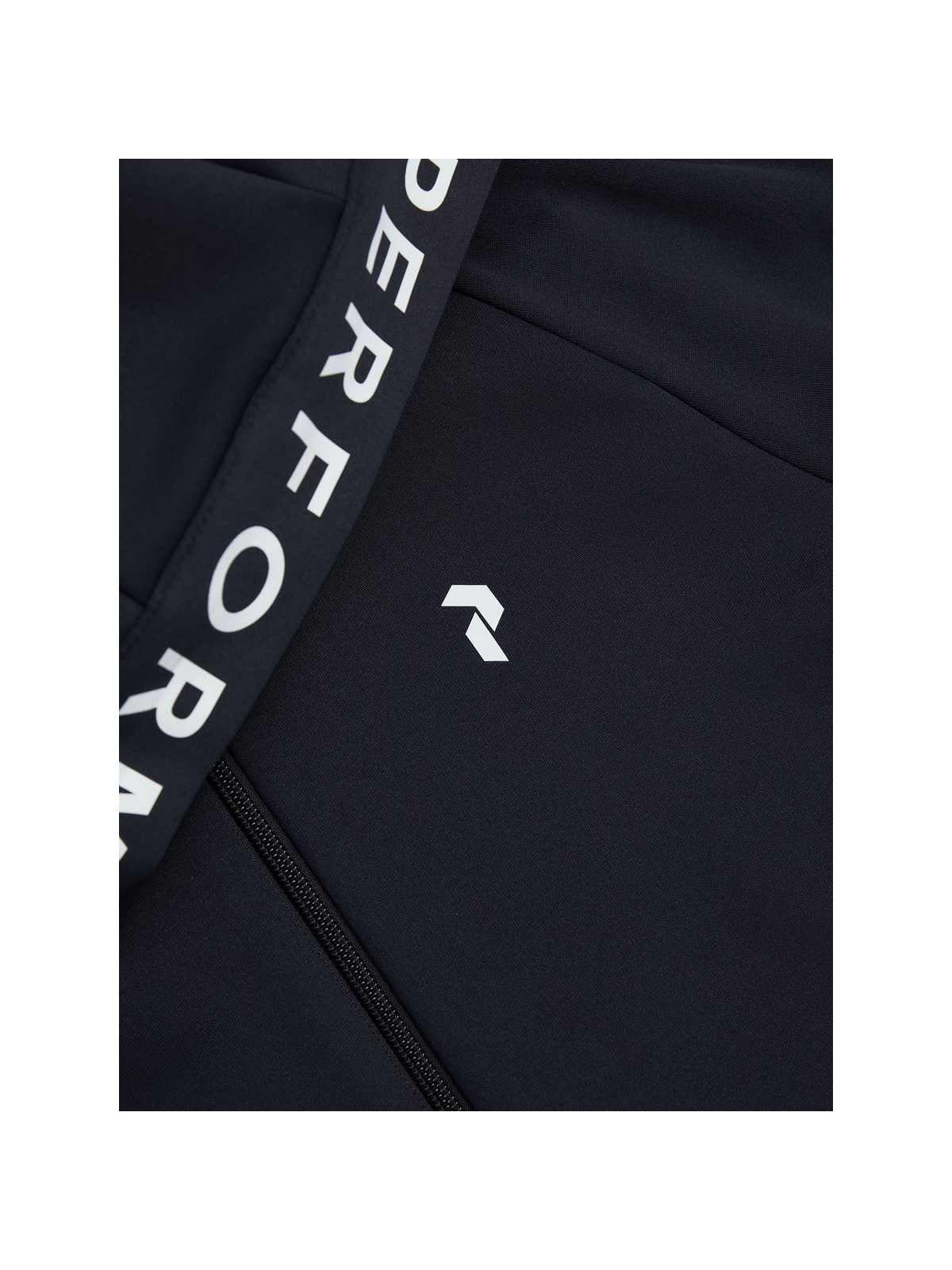 Bluza męska Peak Performance M Rider Zip Hood czarny - Adventure Sports