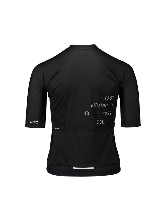 Koszulka rowerowa POC W&#39;s PRISTINE PRINT Jersey - czarny

