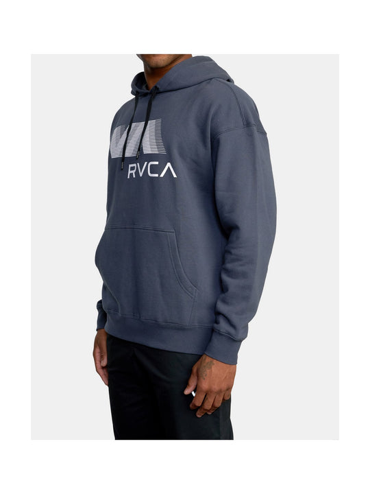 Bluza z kapturem VA RVCA Blur Hoodie - niebieski
