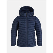 Kurtka puchowa Peak Performance Jr Frost Down Hood Jacket niebieski - narciarska - Adventure Sports
