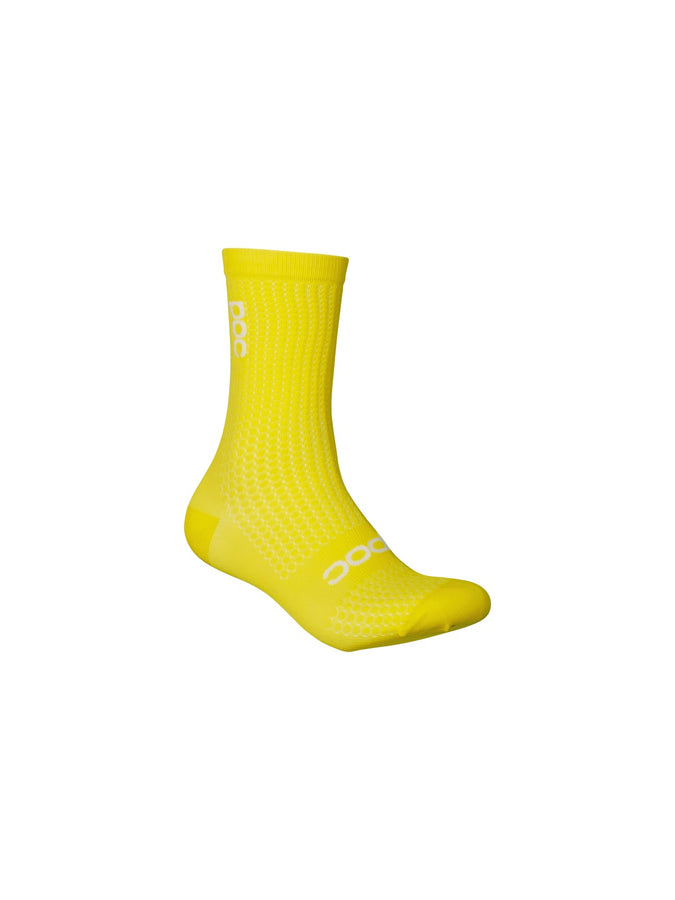 Skarpety rowerowe juniorskie POC Y's Essential Road Sock żółty