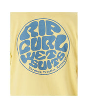 T-Shirt RIP CURL Wetsuit Icon Tee -Kid żółty
